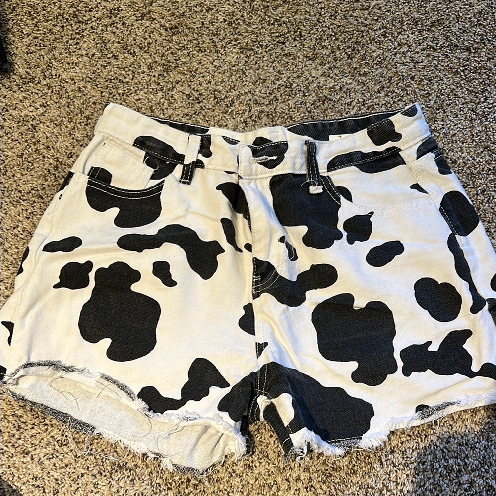 Stylish Black and White Women's Shorts